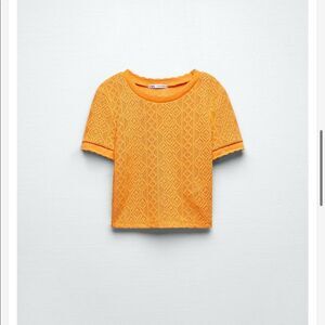 ZARA CROCHET T-SHIRT